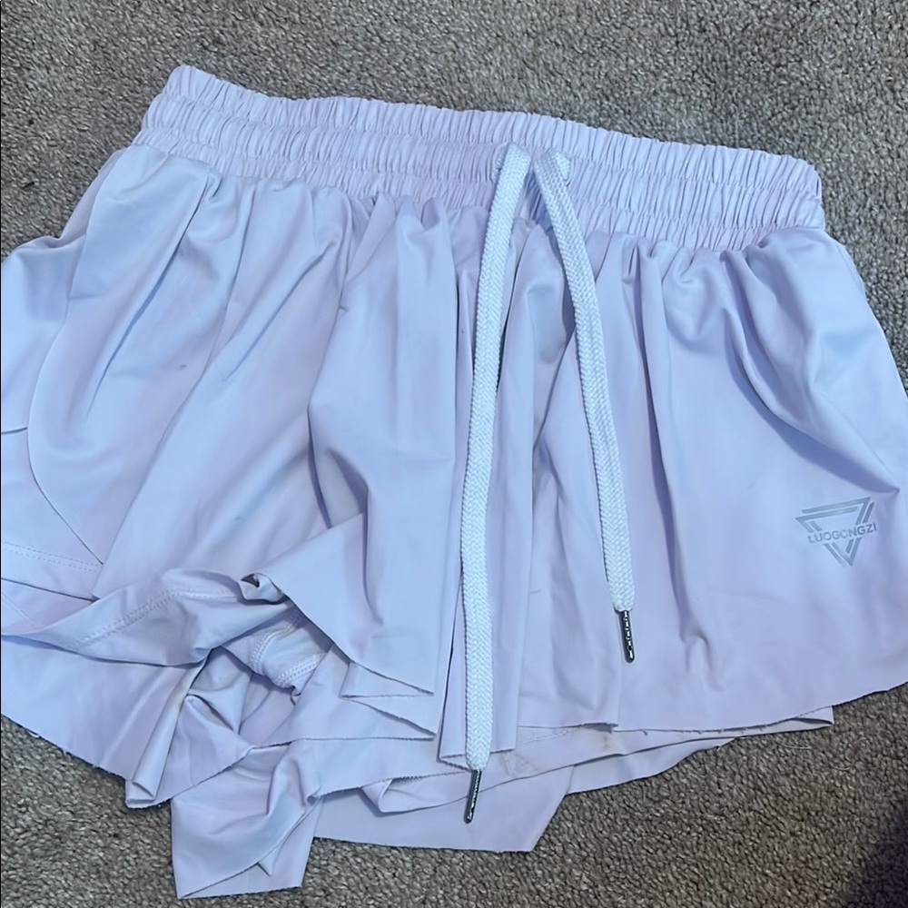 Women's Light Purple Shorts